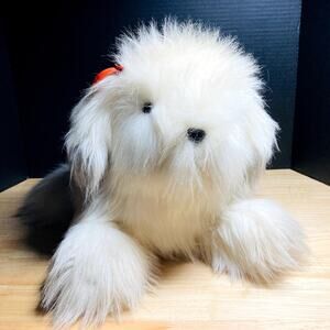 Chosun Old English Sheep Dog Plush 15 inches.  Pre-Owned